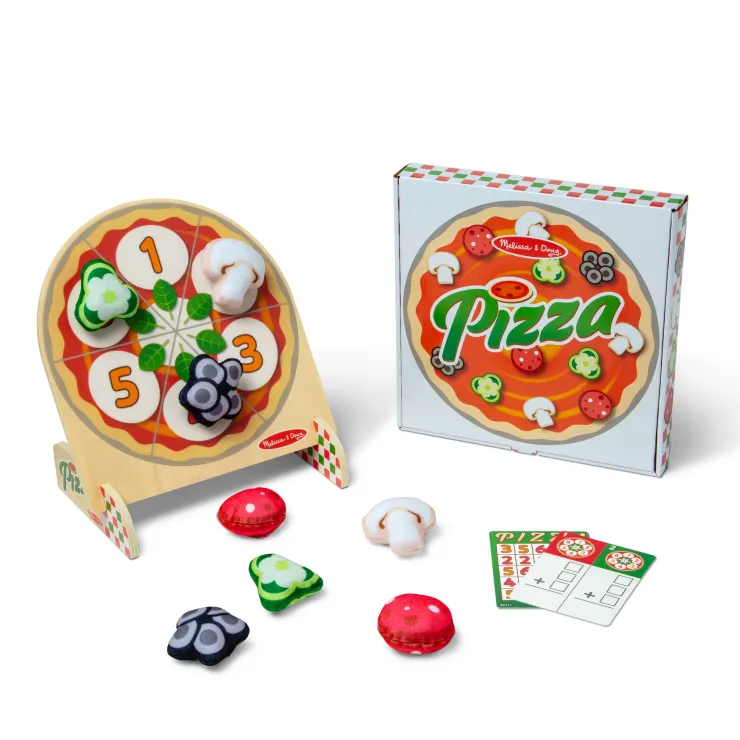 Melissa & Doug Pretend Play | Kitchen & Food>Pizza Topping Toss