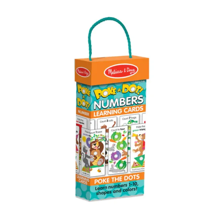 Melissa & Doug Early Development Toys | 12 Months+>* Poke-a-Dot Numbers Learning Cards