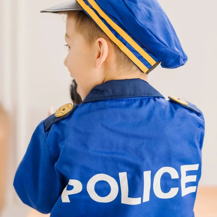 Melissa & Doug Costume Sets | Pretend Play>Police Officer Costume Role Play Set