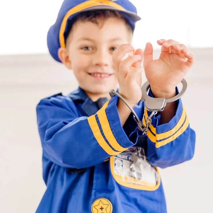 Melissa & Doug Costume Sets | Pretend Play>Police Officer Costume Role Play Set