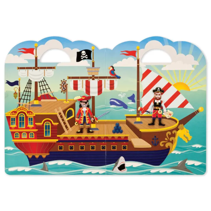 Melissa & Doug Stationary & Stickers | 5 Years+>Puffy Sticker Play Set - Pirate