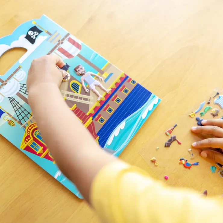 Melissa & Doug Stationary & Stickers | 5 Years+>Puffy Sticker Play Set - Pirate