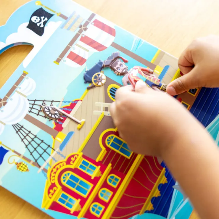 Melissa & Doug Stationary & Stickers | 5 Years+>Puffy Sticker Play Set - Pirate