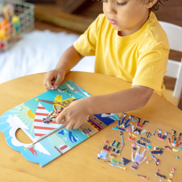 Melissa & Doug Stationary & Stickers | 5 Years+>Puffy Sticker Play Set - Pirate