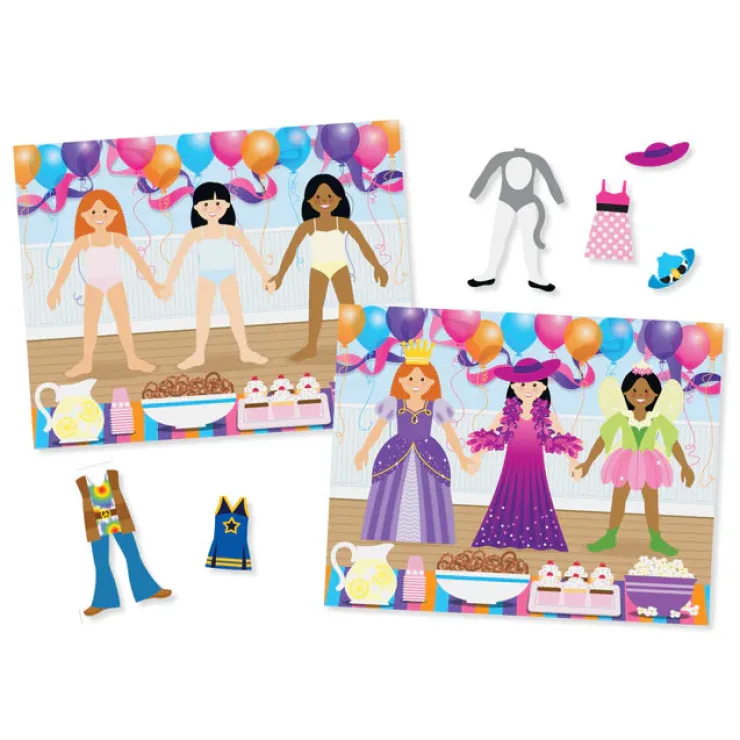 Melissa & Doug Stationary & Stickers | 3 Years+>Reusable Sticker Pad - Dress Up
