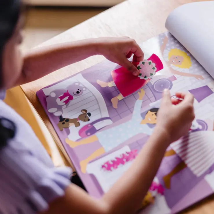 Melissa & Doug Stationary & Stickers | 3 Years+>Reusable Sticker Pad - Dress Up