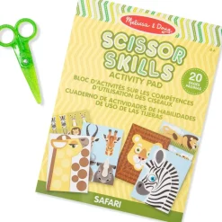 Melissa & Doug Stationary & Stickers | Early Development Toys>Safari Scissor Skills