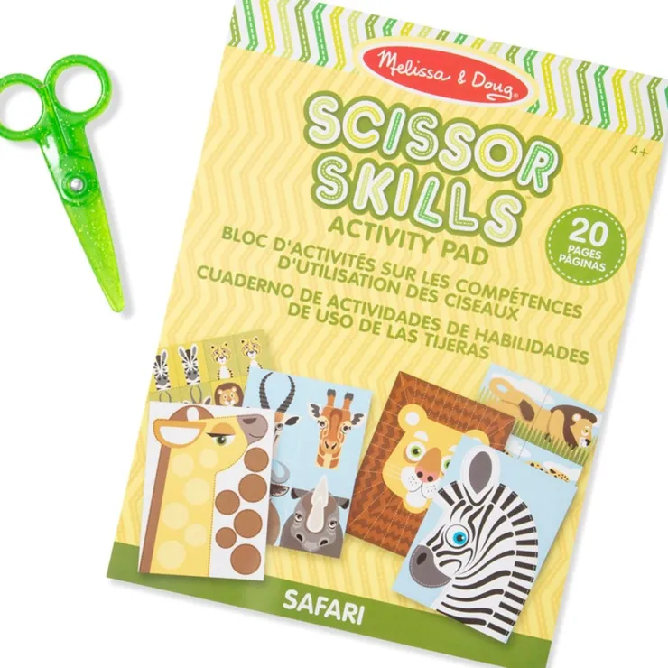 Melissa & Doug Stationary & Stickers | Early Development Toys>Safari Scissor Skills