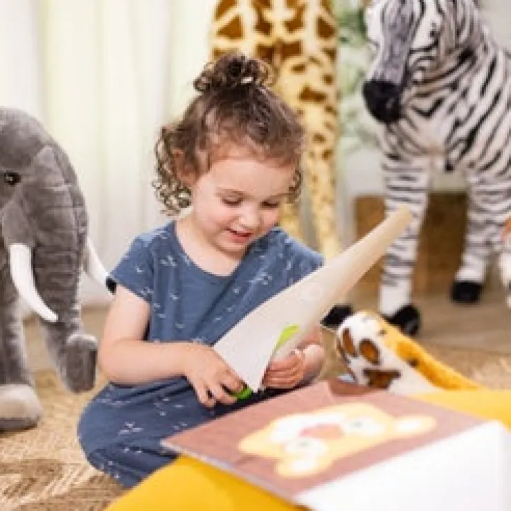Melissa & Doug Stationary & Stickers | Early Development Toys>Safari Scissor Skills