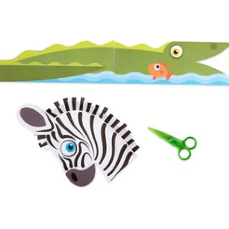 Melissa & Doug Stationary & Stickers | Early Development Toys>Safari Scissor Skills