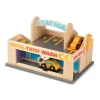 Melissa & Doug Wooden Toys | Transport Toys>Service Station Parking Garage