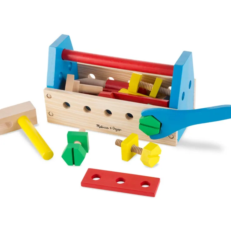 Melissa & Doug Pretend Play | Wooden Toys>Take-Along Tool Kit