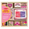 Melissa & Doug Wooden Toys | Stationary & Stickers>Wooden Stamp Set - Friendship