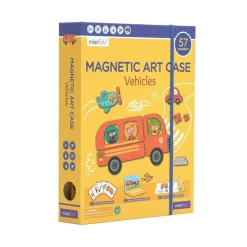 MIEREDU Activities & Learning | Art Supplies>Magnetic Art Case - Vehicles