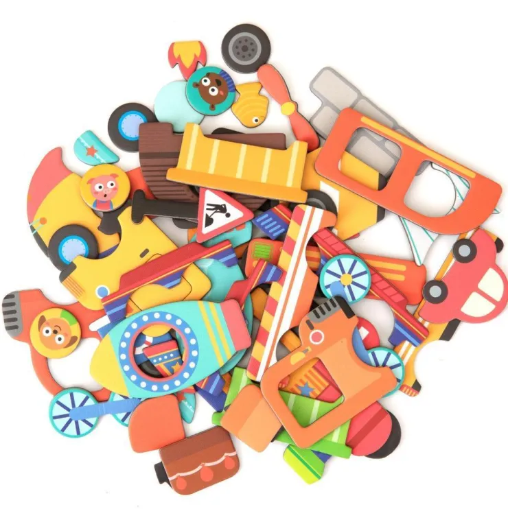 MIEREDU Activities & Learning | Art Supplies>Magnetic Art Case - Vehicles