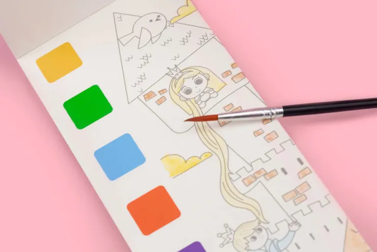 MIEREDU Drawing, Colouring & Painting | 3 Years+>Pocket Watercolour Painting Book - Classical Fairy Tales
