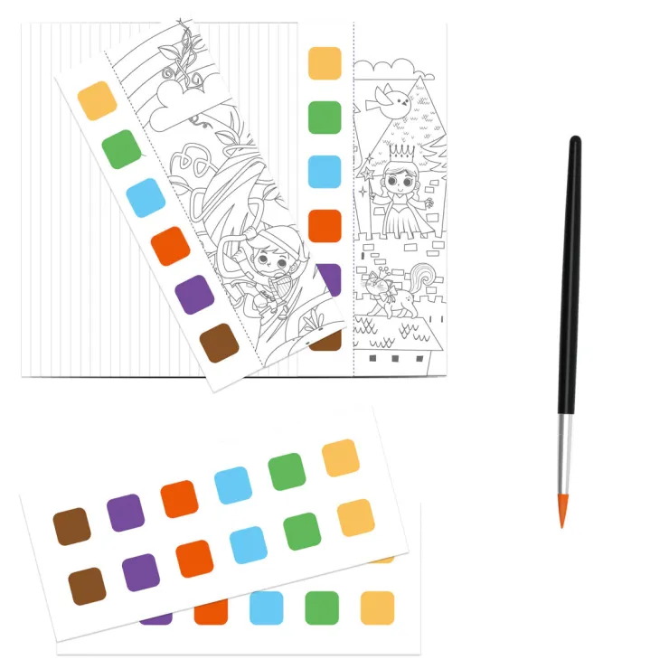 MIEREDU Drawing, Colouring & Painting | 3 Years+>Pocket Watercolour Painting Book - Classical Fairy Tales
