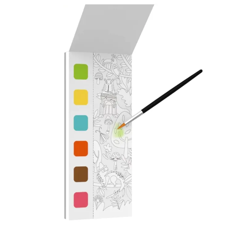 MIEREDU Drawing, Colouring & Painting | 3 Years+>Pocket Watercolour Painting Book - Animal Friends