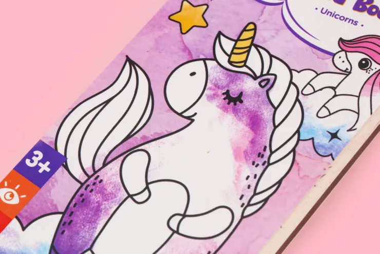 MIEREDU Drawing, Colouring & Painting | 3 Years+>Pocket Watercolour Painting Book - Unicorns