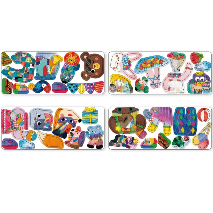 MIEREDU Jigsaw Puzzles | 3 Years+>Travel Magnetic Puzzle - Animal Music