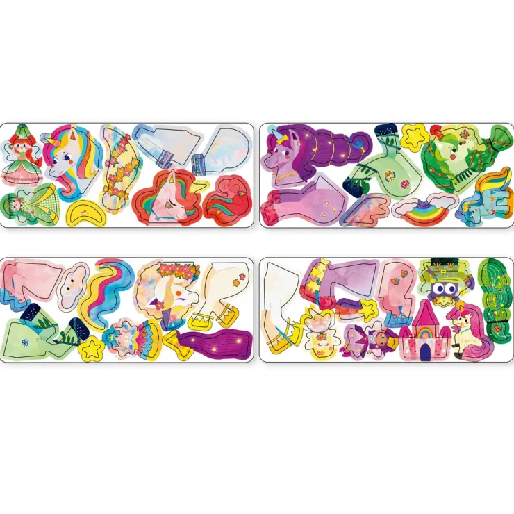 MIEREDU Jigsaw Puzzles | 4 Years+>Travel Magnetic Puzzle - Unicorns