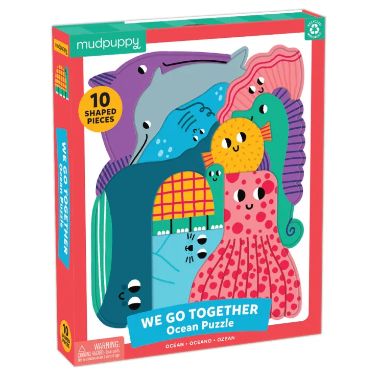 Mud Puppy Jigsaw Puzzles | 2 Years+>Mudpuppy We Go Together Ocean Puzzle^