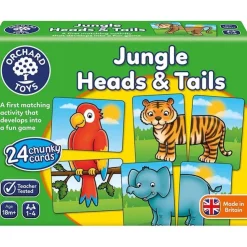 Orchard Toys Early Development Toys | Educational Games>Jungle Heads & Tails