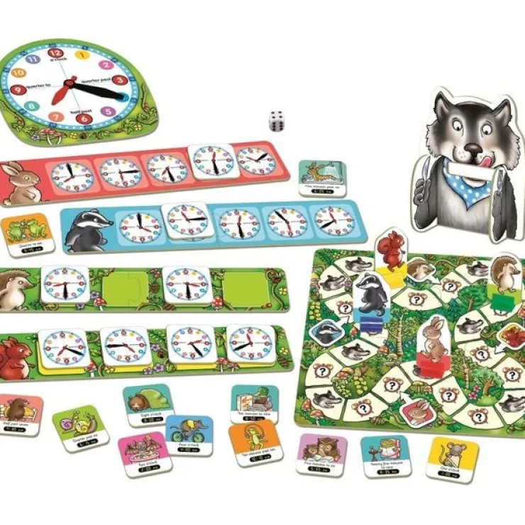Orchard Toys Early Development Toys | Educational Games>What's the Time Mr Wolf