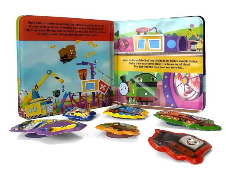 Phidal Bath Toys | Books>Bath Time Books - Mattel Thomas On The Go