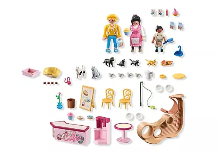 Playmobil Pretend Play | 4 Years+>Cat Cafe