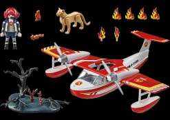 Playmobil Pretend Play | 4 Years+>Firefighting Plane