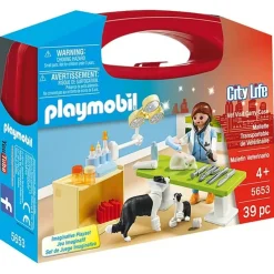 Playmobil Pretend Play | 4 Years+>Vet Visit Carry Case