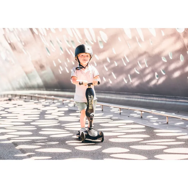 Scoot & Ride Scooters | Ride-on And Walking>Highway Kick 1 - Black/Gold