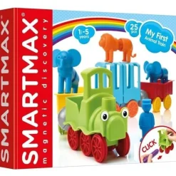 SmartMax Building Blocks | Magnetic Construction>My First Animal Train (25 pc)*