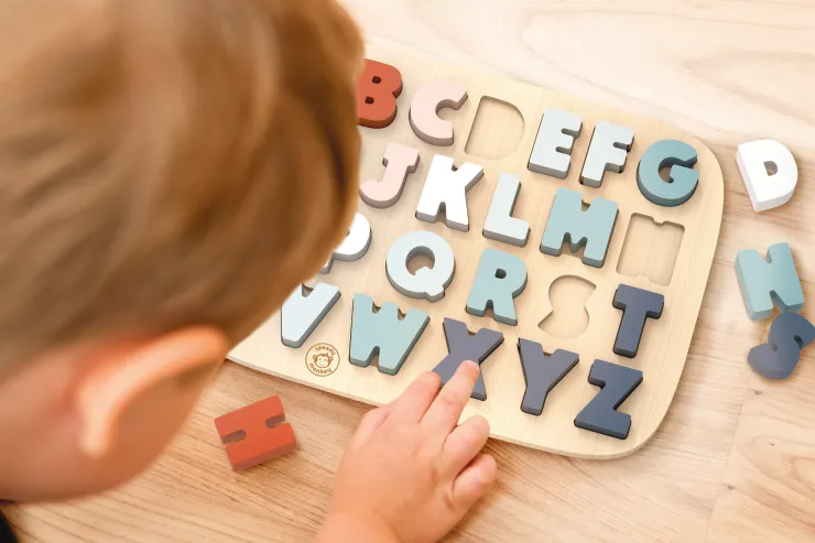 Speedy Monkey Wooden Toys | Early Development Toys>Alphabet Puzzle
