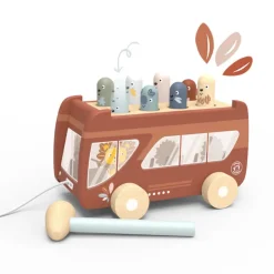 Speedy Monkey Wooden Toys | Activities & Learning>Bus Pounding Bench