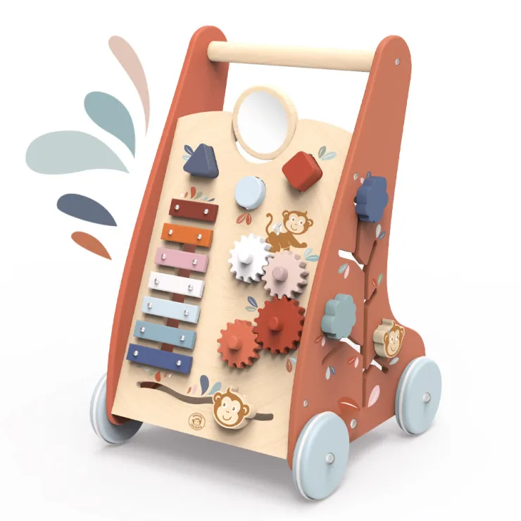 Speedy Monkey Wooden Toys | Ride-on And Walking>Multi Activity Walker