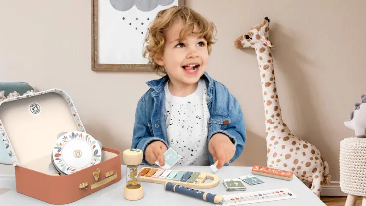Speedy Monkey Wooden Toys | Musical Toys>Musical Set with 6 pieces