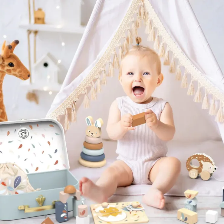 Speedy Monkey Wooden Toys | 12 Months+>My First Toy Box