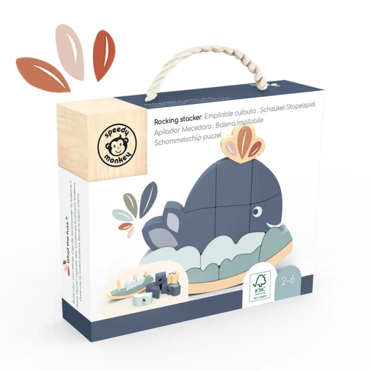 Speedy Monkey Wooden Toys | Activities & Learning>* Rocking Stacker
