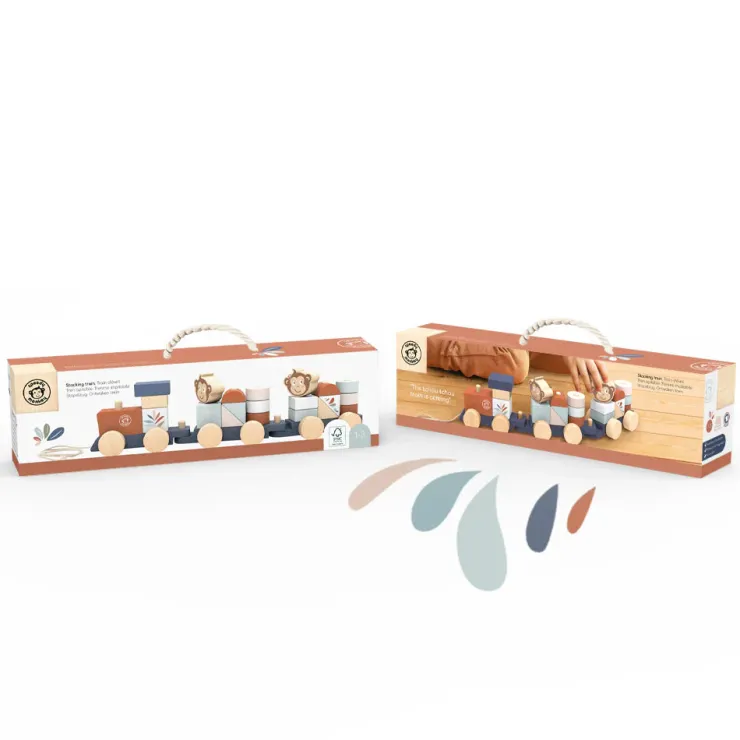 Speedy Monkey Wooden Toys | Trains & Train Sets>Stacking Train