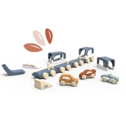Speedy Monkey Wooden Toys | Trains & Train Sets>Train Vehicle Carrier