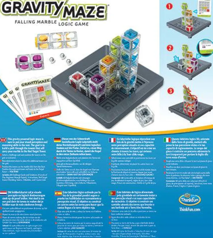 Think Fun Educational Games | Educational Games>ThinkFun Gravity Maze