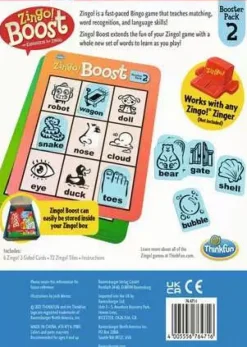 Think Fun Educational Games | Educational Games>ThinkFun Zingo! Boost Booster Pack 2
