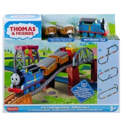Fisher-Price Trains & Train Sets | Transport Toys>Thomas & Friends Motorized Engine 3-in-1 Package Pickup