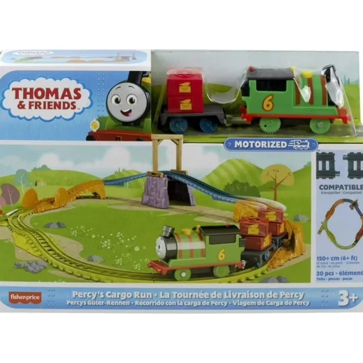 Fisher-Price Trains & Train Sets | Transport Toys>Thomas & Friends Motorized Engine - Percy's Cargo Run