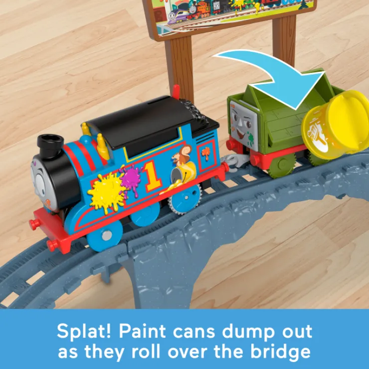 Fisher-Price Trains & Train Sets | Transport Toys>Thomas & Friends Paint Delivery Set