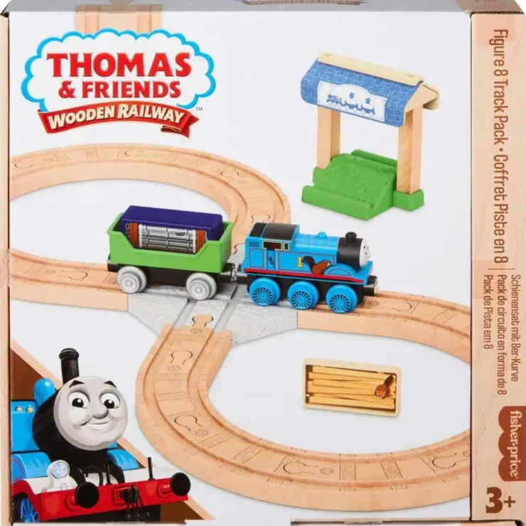 Fisher-Price Wooden Toys | Trains & Train Sets>Thomas & Friends Wooden Railway Figure 8 Track Pack