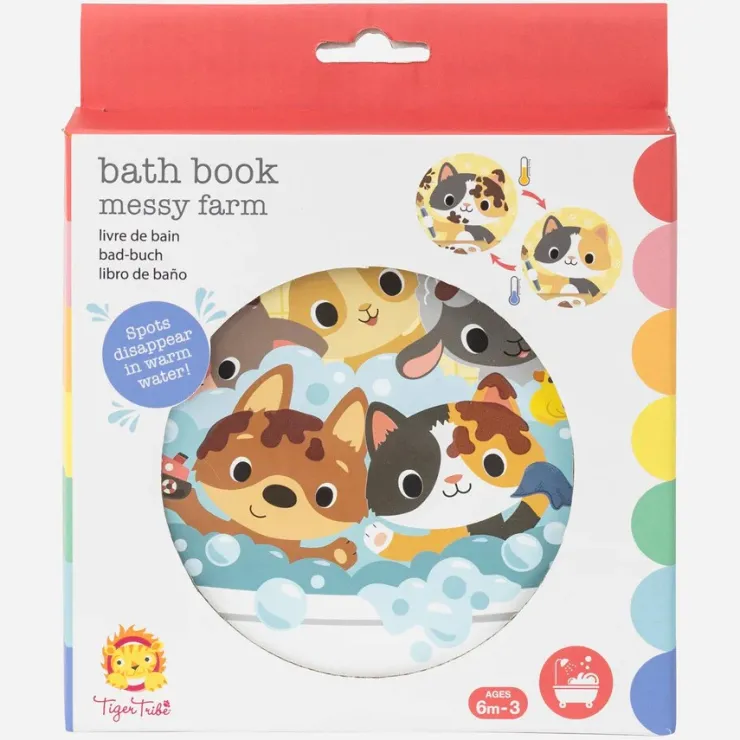 TIGER TRIBE Bath Toys | Books>Bath Book - Messy Farm