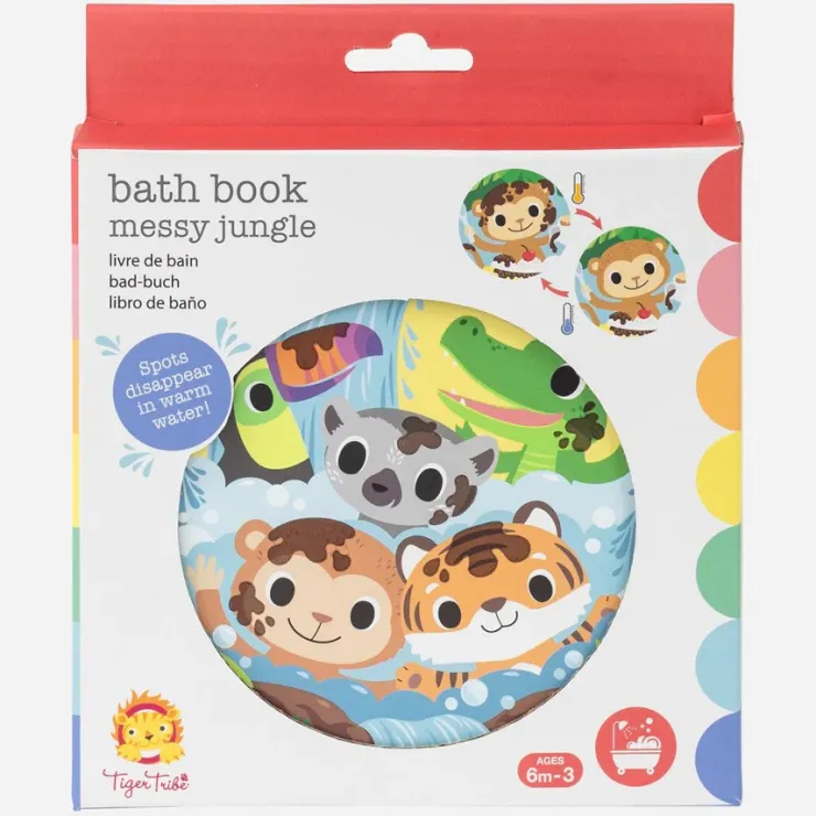 TIGER TRIBE Bath Toys | Books>Bath Book - Messy Jungle